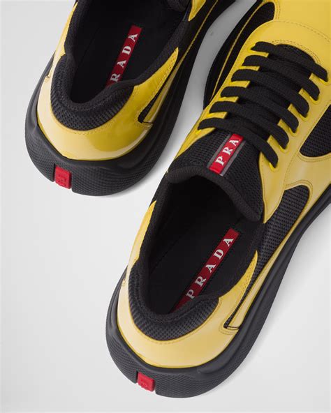 black & yellow prada sneakers|black meaning in text.